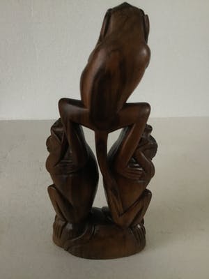 Curiosa - Art Deco.houtsnijwerk ,aapjes.Amsterdamse school stijl. kopen? Bied vanaf 50!