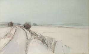 Niet of onleesbaar gesigneerd - Aquarel, Landschap - Ingelijst kopen? Bied vanaf 10!