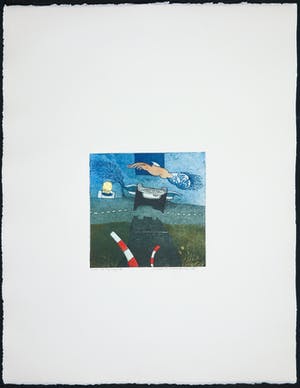 Michel van Overbeeke - Kleurenets met bladgoud, On my way II kopen? Bied vanaf 1!