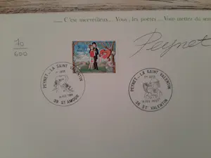 Raymond Peynet - Litho, Titel, de dichter kopen? Bied vanaf 45!