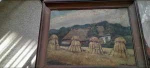 Dis Van Raemdonck - Vlaams zomerlandschap met boerderij en korenschovenn kopen? Bied vanaf 100!