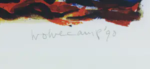 Theo Wolvecamp - Zeefdruk, Zonder titel - Ingelijst kopen? Bied vanaf 250!