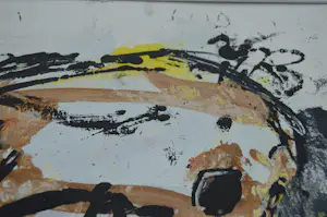 Leo de Jong - Expressionistisch figuur in gemengde techniek. kopen? Bied vanaf 75!