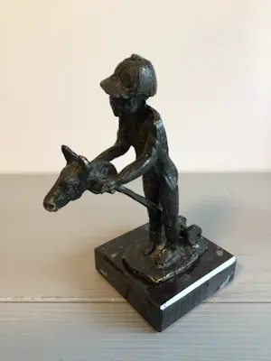 Astrid Veldhuyzen-Koppen - “ Jongen met stokpaardje “ zeldzaam kopen? Bied vanaf 79!