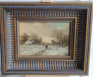 Adriaan Marinus Geijp - Winterlandschap kopen? Bied vanaf 175!