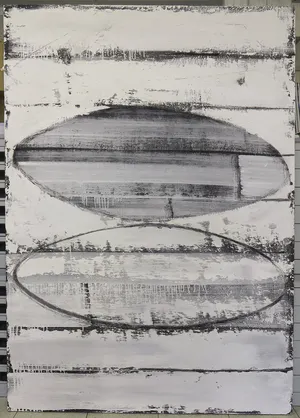 Harmen van der Tuin - Gemengde techniek op paneel, Tweeluik (Zeer groot) kopen? Bied vanaf 1!