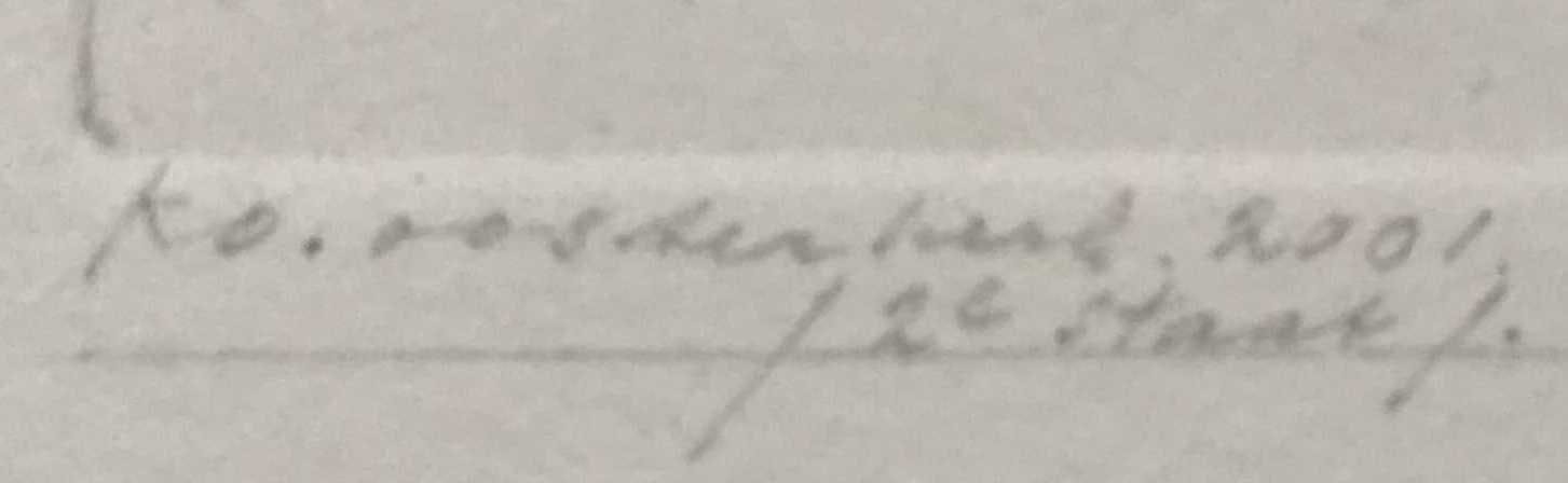 Ko Oosterkerk - droge naald ets, titel "December" kopen? Bied vanaf 50!