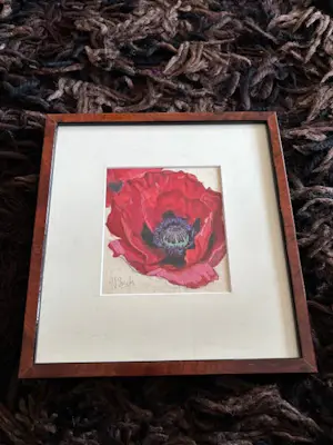 Alberta Johanna Meijer-Smetz - fijn stilleven met klaproos kopen? Bied vanaf 55!