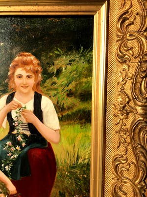 Niet of onleesbaar gesigneerd - Bloemenmeisjes kopen? Bied vanaf 1!