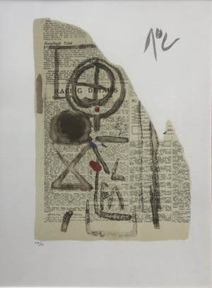 Bram van Velde - 7 kleuren litho - MP127b- 1974 kopen? Bied vanaf 250!