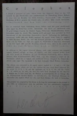 Jan Henderikse - Paarse map met foto's: I found a picture of you, those were the happiest days.. kopen? Bied vanaf 695!