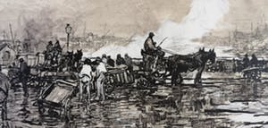 Johan Hendrik van Mastenbroek - Bedrijvigheid op de kade te Rotterdam kopen? Bied vanaf 40!