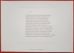 Jan Wolkers - Winterbeelden X, ZEEFDRUK + FOTO + GEDICHT + GRATIS VERZENDING ! kopen? Bied vanaf 249!