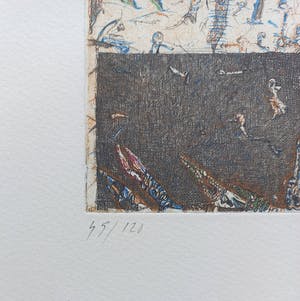 Felix Waske - Komposition mit Figuren, Aquatint-Radierung kopen? Bied vanaf 35!