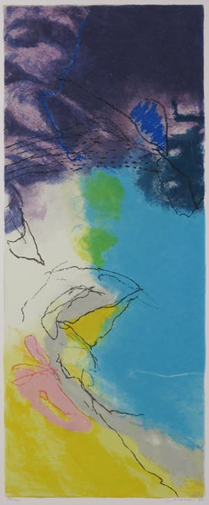 Henk van Vessem - Zeefdruk, Zeedrift I - Ingelijst kopen? Bied vanaf 20!