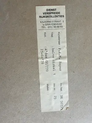 Buy Paul Boyer - Halve Cirkel 1? Bid from 25!