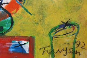 Hans Truijen - 'Golden day' - Origineel werk - Nieuw ingelijst! kopen? Bied vanaf 1050!