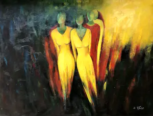 Niet of onleesbaar gesigneerd - Color of a woman kopen? Bied vanaf 1!