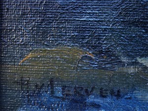 Henri van Lerven - Bekoorlijk 1920 impressionistisch olieverf "Kerk op de Veluwe" gesigneerd kopen? Bied vanaf 1!