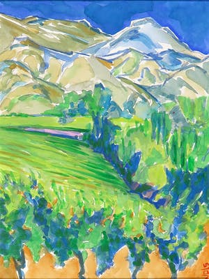 Joe Wols - Aquarel, Bergen kopen? Bied vanaf 35!
