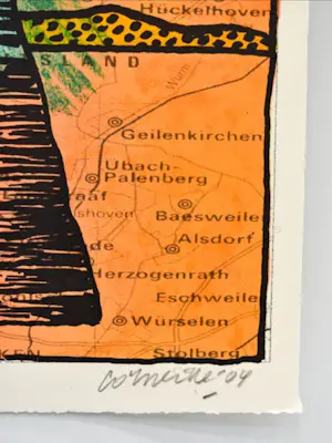 Corneille - Zeefdruk - Provincie Limburg - Handgesigneerd !!! kopen? Bied vanaf 225!