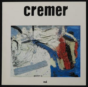 Jan Cremer - Tentoonstellingscatalogus met collage, Jan Cremer als schilder kopen? Bied vanaf 150!