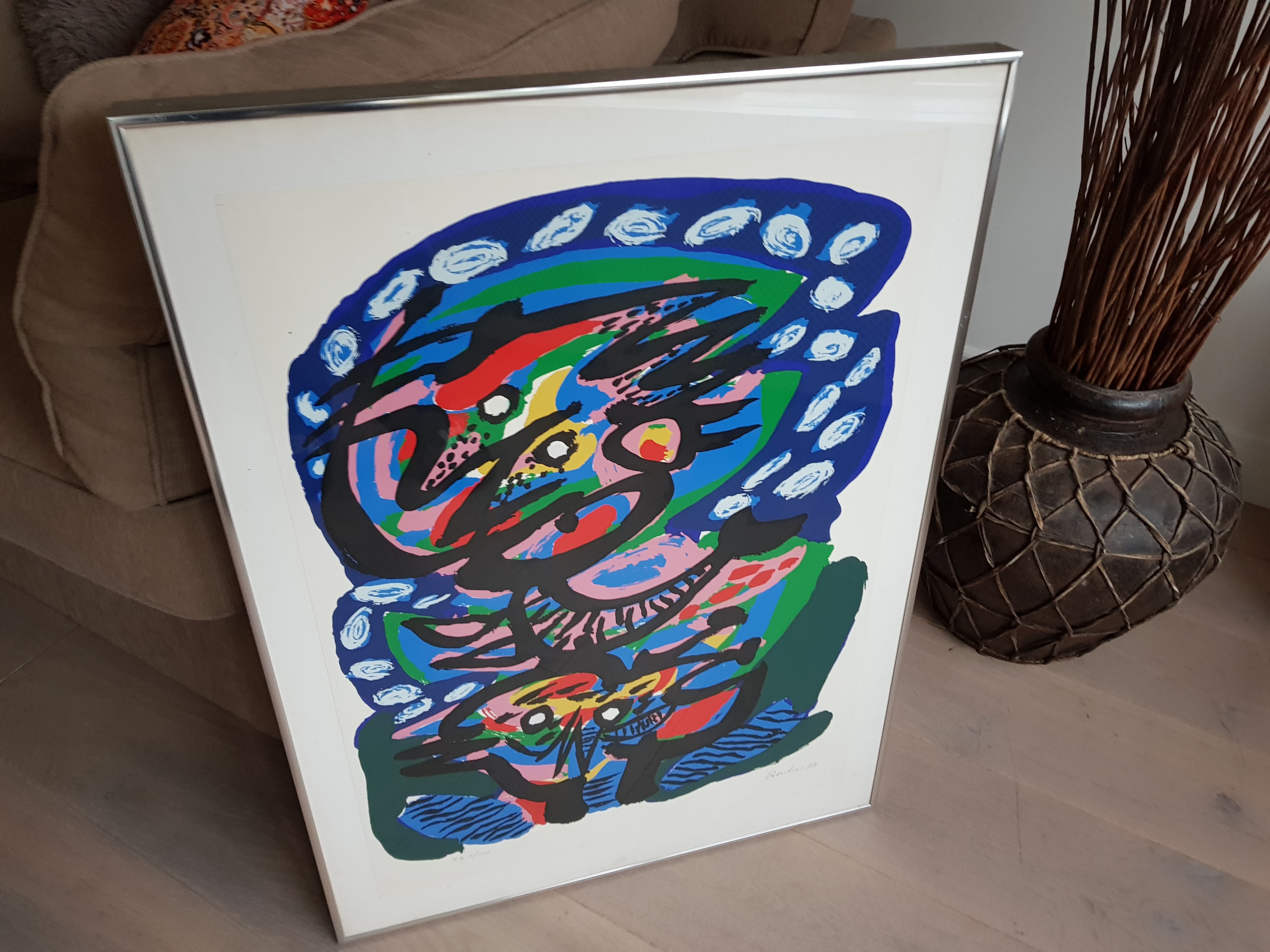 Anton Rooskens - Litho P^V/XXX, gesigneerd en 1973 (ingelijst) kopen? Bied vanaf 395!