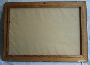 Niet of onleesbaar gesigneerd - Groot , ingelijst acrylverf op doek , Het concert – 1998 - 81 x 111 cm kopen? Bied vanaf 1!