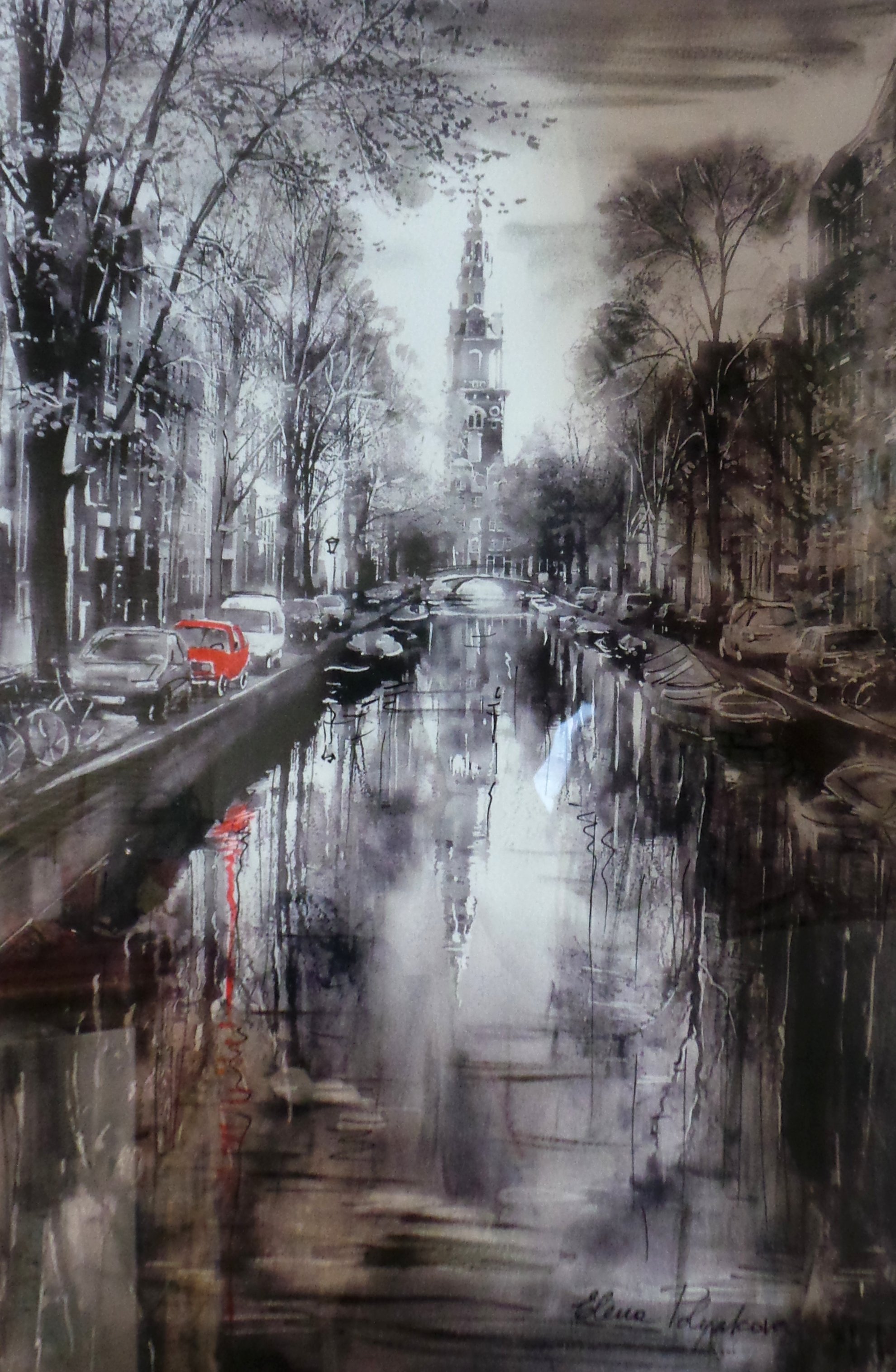 Elena Polyakova - Zuider kerk in Amsterdam verkocht voor € 150!