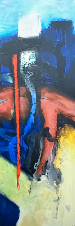 Hans Vanhorck - Olieverf, The Structure Beneath - Tweeluik (Zeer Groot) kopen? Bied vanaf 200!