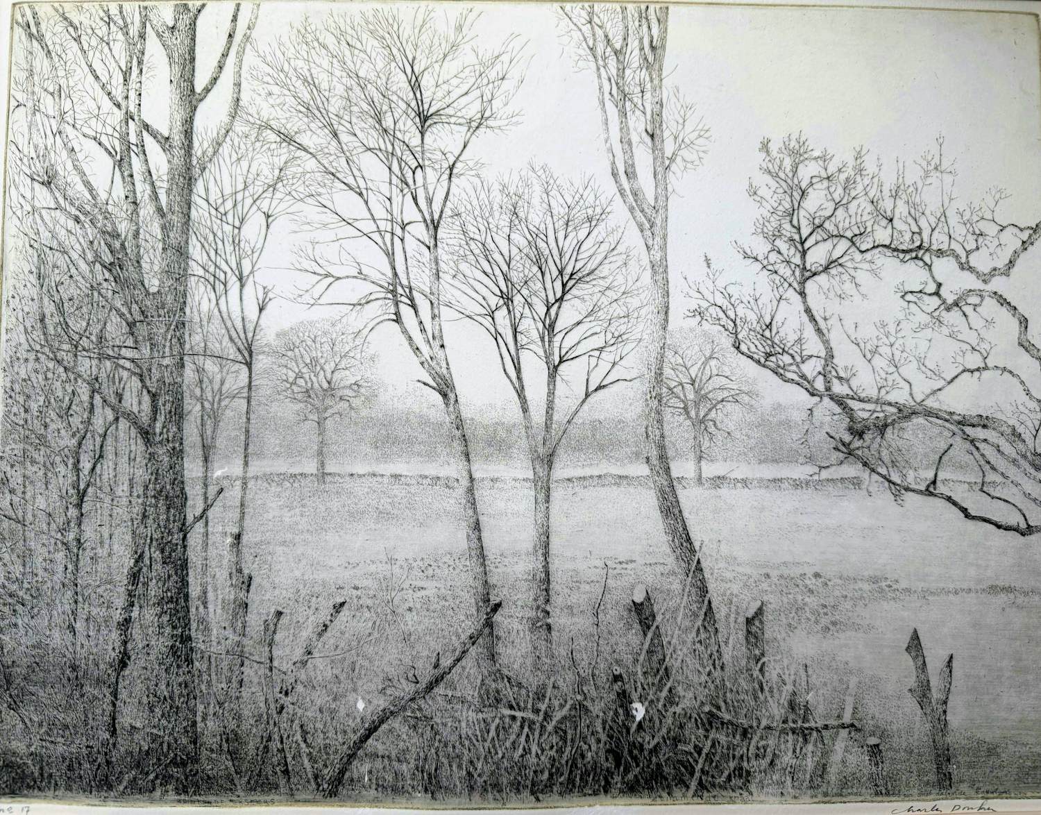 Charles Donker - Winterlandschap in Rhijnauwen kopen? Bied vanaf 120!