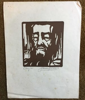 Niet of onleesbaar gesigneerd - C4202 - oude man kopen? Bied vanaf 1!