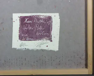 Ad Arma - Handbewerkte zeefdruk op board, Uit de serie 'India' nr. 110 kopen? Bied vanaf 70!