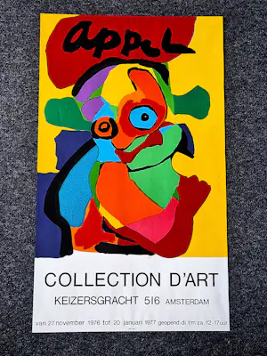 Karel Appel - drie originele jaren 70 affiches voor solo - exposities - in goede staat kopen? Bied vanaf 45!