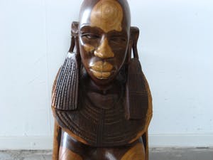 Niet of onleesbaar gesigneerd - Buste Massai-vrouw. kopen? Bied vanaf 10!