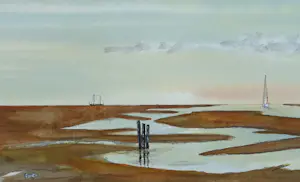 Franklin Meijer - Droogliggen bruine vloot bij zandbank de Richel kopen? Bied vanaf 49!