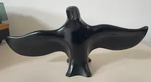 Niet of onleesbaar gesigneerd - Modernistische figuur van een roofvogel - Pearlite Stonecraft Canada kopen? Bied vanaf 1!