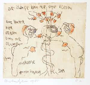 Anton Heyboer - Kleurenets, Die Slange kann nur eine küssen verkocht voor € 1!