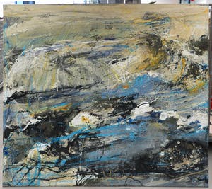 Claudia Tebben - Gemengde techniek op doek, Letas (Zeer groot) kopen? Bied vanaf 1000!