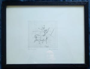Friso ten Holt - Ets - Circus Acrobaat op Paard - Gesigneerd en Genummerd - 1954 kopen? Bied vanaf 25!