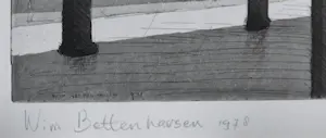 Wim Bettenhausen - Ets en aquatint, Schenkviaduct kopen? Bied vanaf 70!