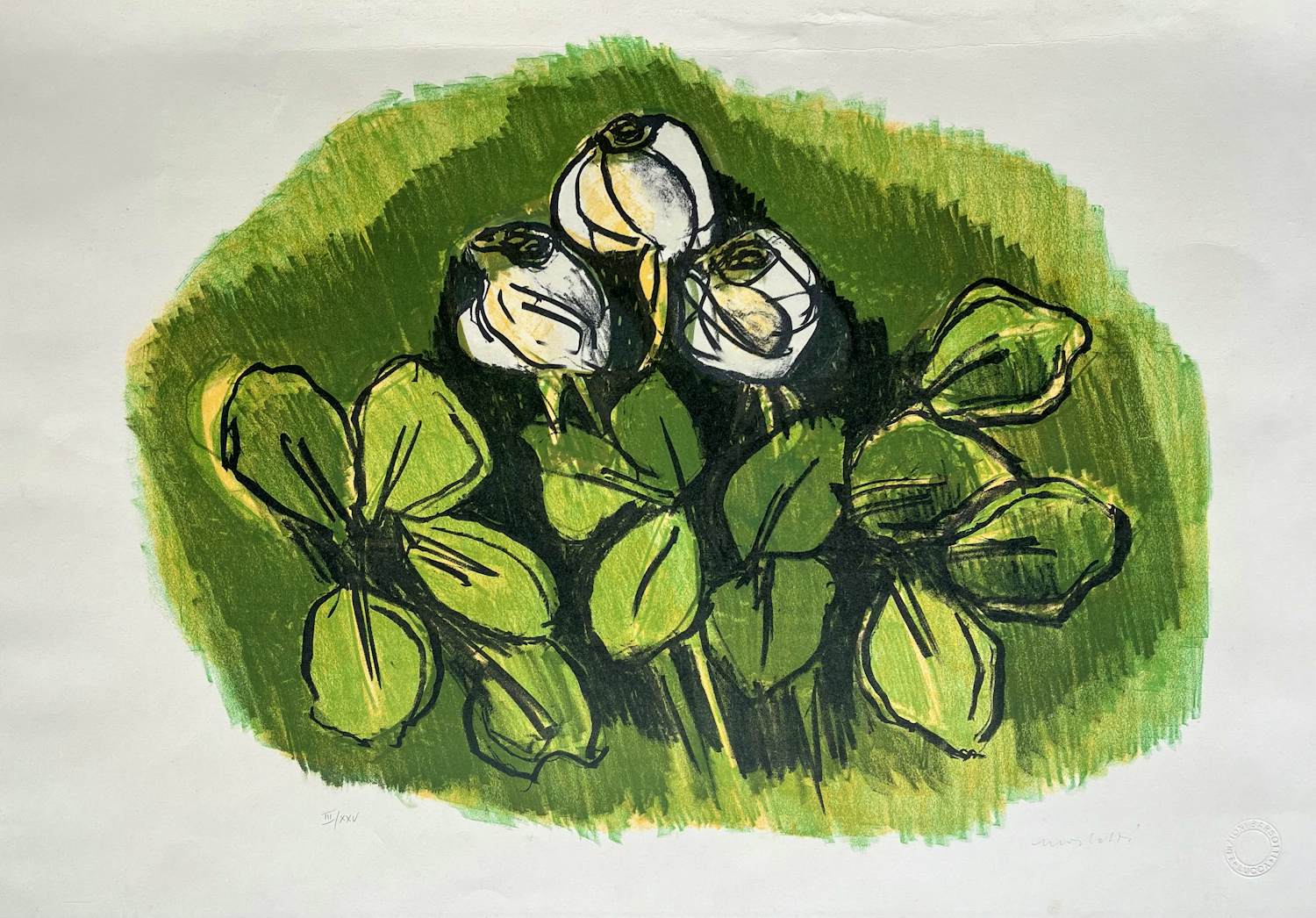 Ennio Morlotti - Mooie gesigneerde litho - Kleine oplage III/XXV kopen? Bied vanaf 75!