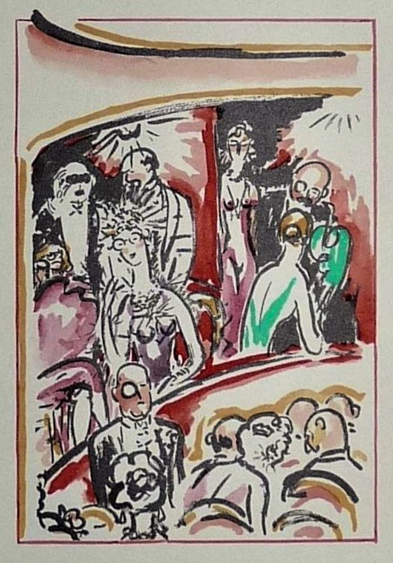 Kees van Dongen - Pochoir uit La Garconne 1925 kopen? Bied vanaf 175!