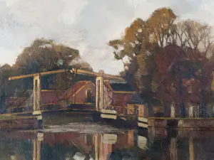 Nicolaas Syvert Bastert - Brug over de Vecht bij Loenen kopen? Bied vanaf 2600!