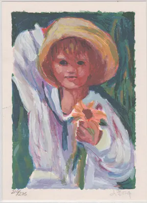 Irene Borg - Drie handgesigneerde lithografieën: Romantische Afbeeldingen kopen? Bied vanaf 29!