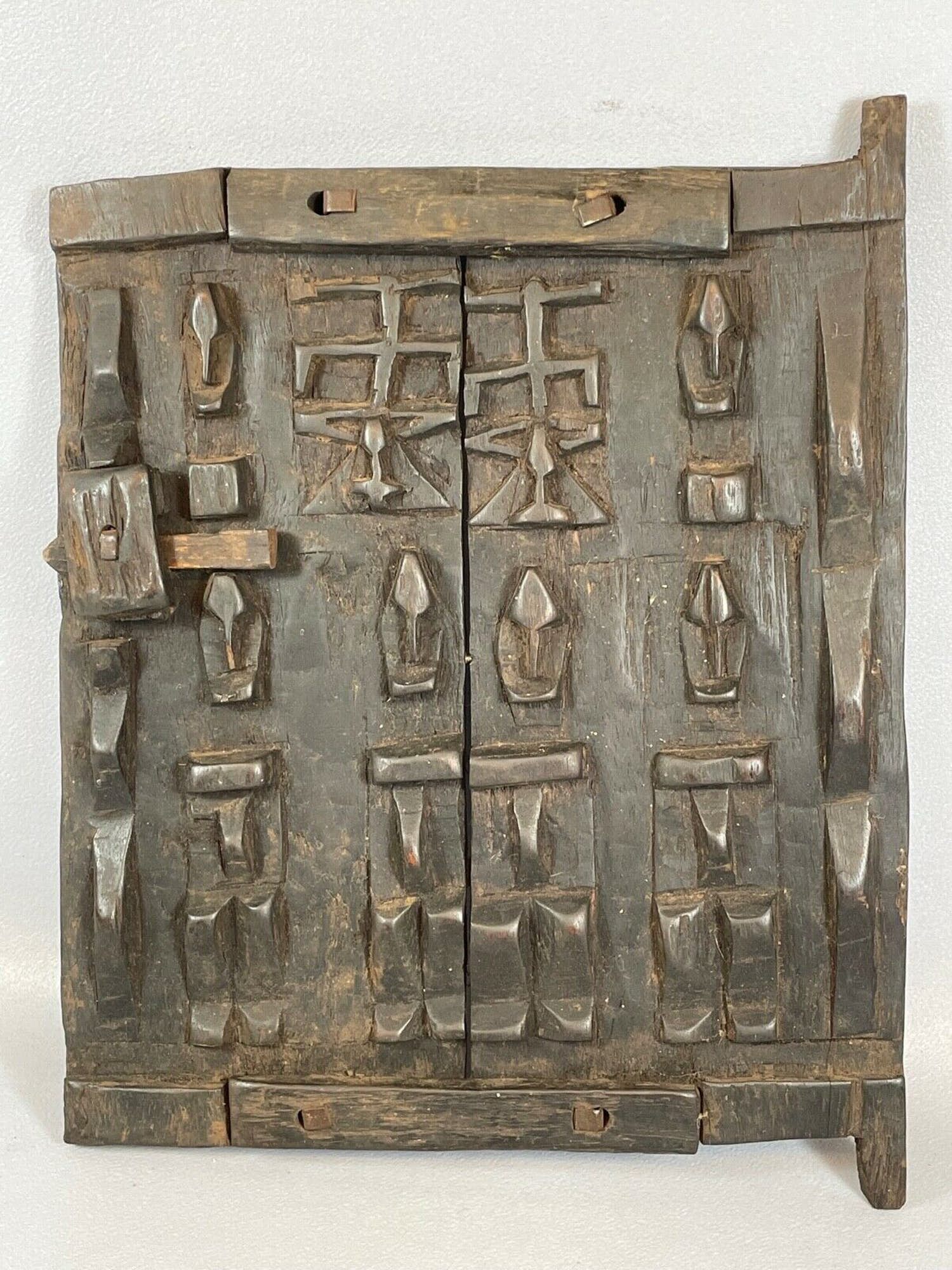 Dogon - 220272 - Old & Tribal used African Dogon Granary Door - Mali. verkocht voor € 75!