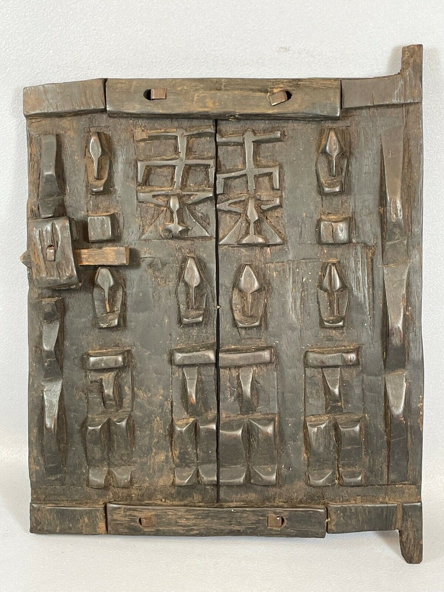 Buy Dogon - 220272 - Old & Tribal used African Dogon Granary Door - Mali.? Bid from 75!