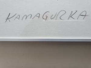 Kamagurka - ...de man uit 2 stukken...zeefdruk uit 1990 kopen? Bied vanaf 100!
