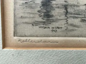 AcheterHendrik de Laat - Havenzicht Rotterdam? Enchérissez de 50!