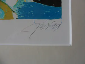 JAS - Zeefdruk, Orange Favorite - Ingelijst kopen? Bied vanaf 35!